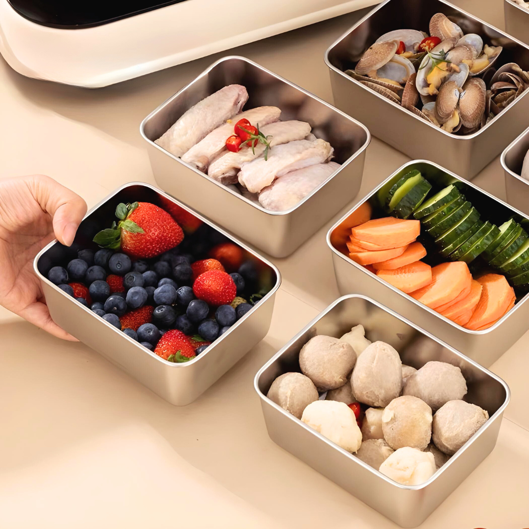 ⭐Mini Taca Premium Ze Stali Nierdzewnej W Stylu Japońskim (13x10x5 cm)