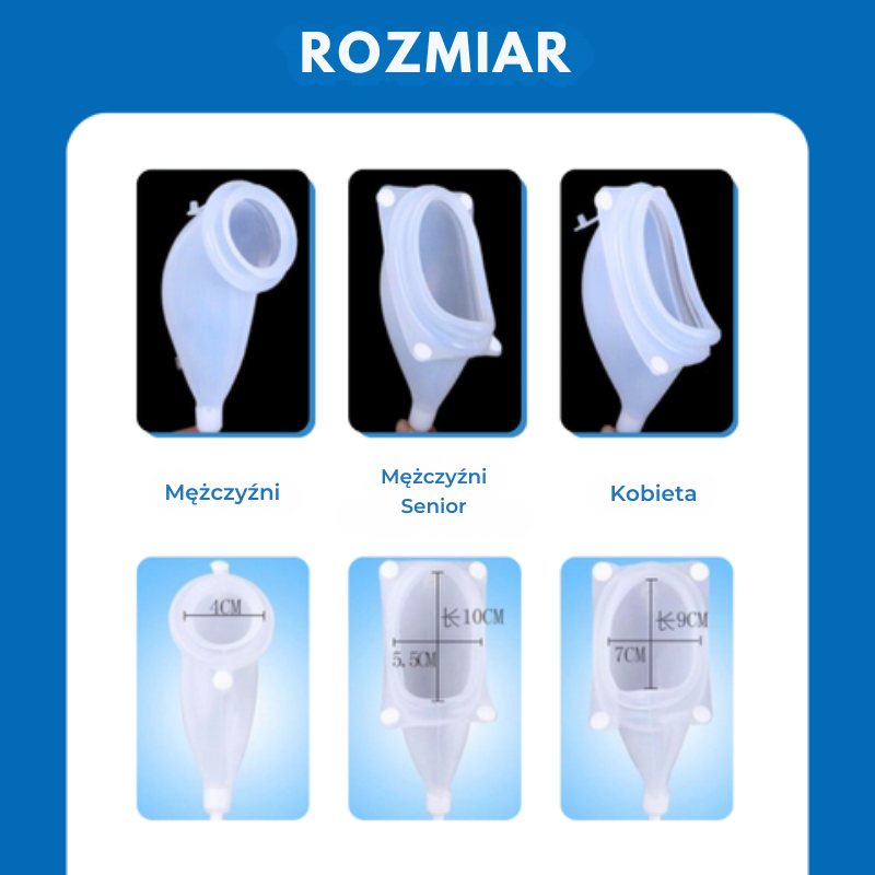 Wielorazowa bielizna medyczna do zbierania moczu.