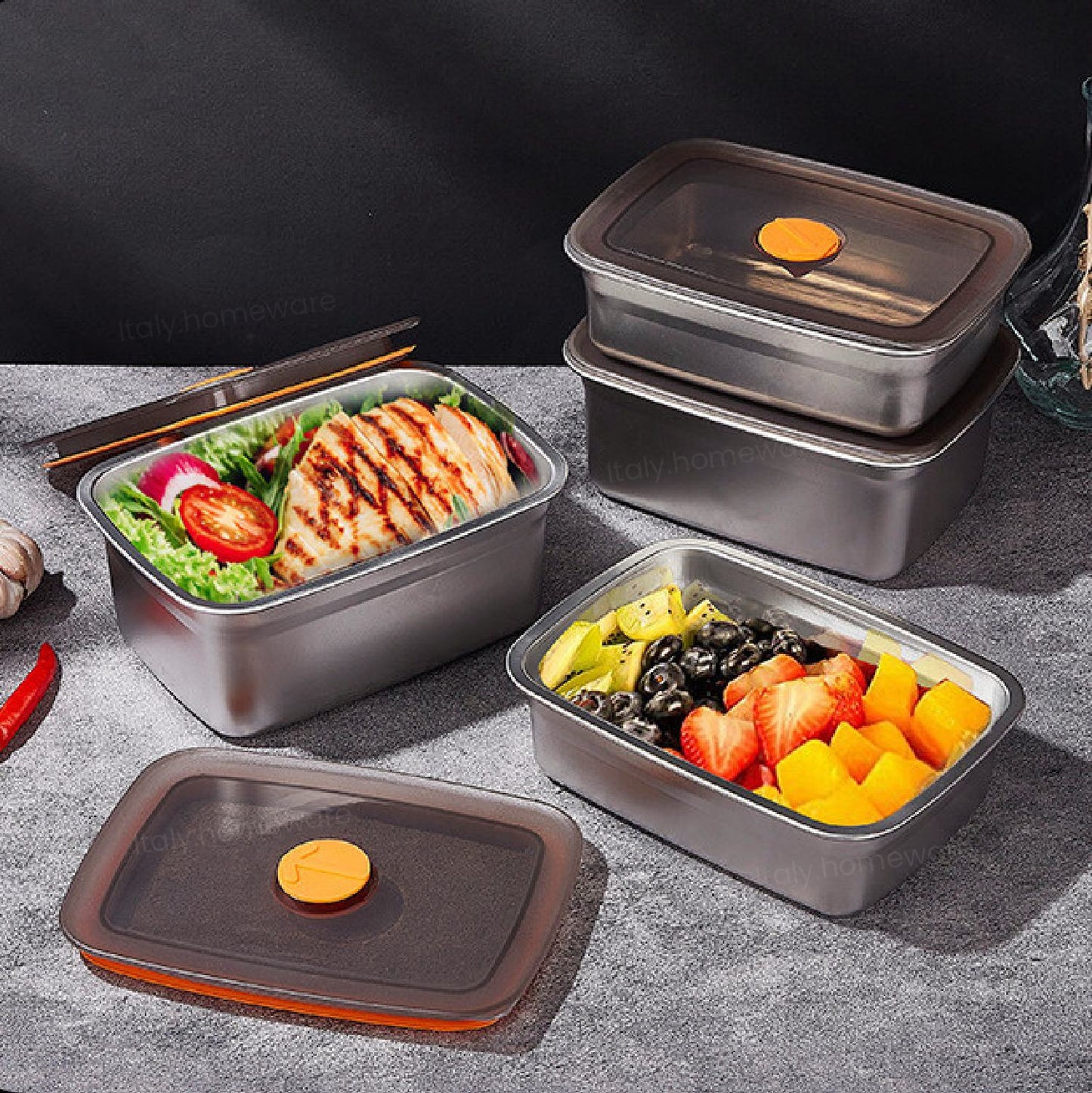 *Mini Taca Premium Ze Stali Nierdzewnej W Stylu Japońskim (13x10x5 cm)