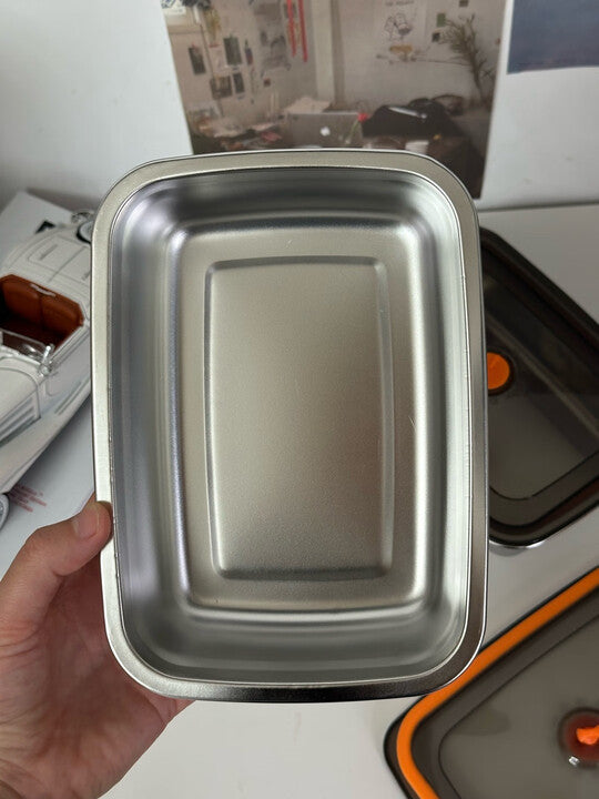 Pojemnik na żywność ze stali nierdzewnej niemieckiej 316 (X5CrNiMo17-12-2) z pokrywką próżniową – 1500ml