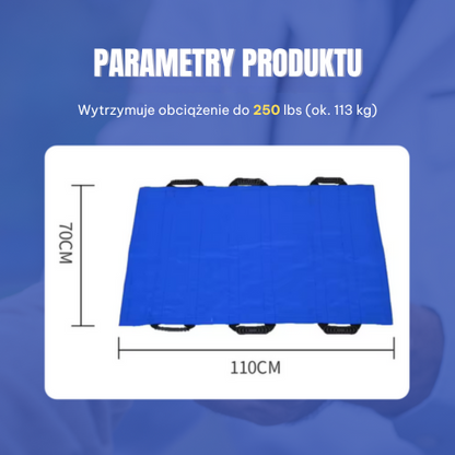 Mata Transferowa Dla Pacjentów Z 6 Wzmocnionymi Uchwytami, Wielofunkcyjna Podkładka Medyczna Do Łóżek, Osób Starszych