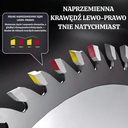 Ostrze do cięcia trawy ze zębami ze stopu, o średnicy wału 25,4 mm, typ 40-zębowy (zawiera akcesoria)