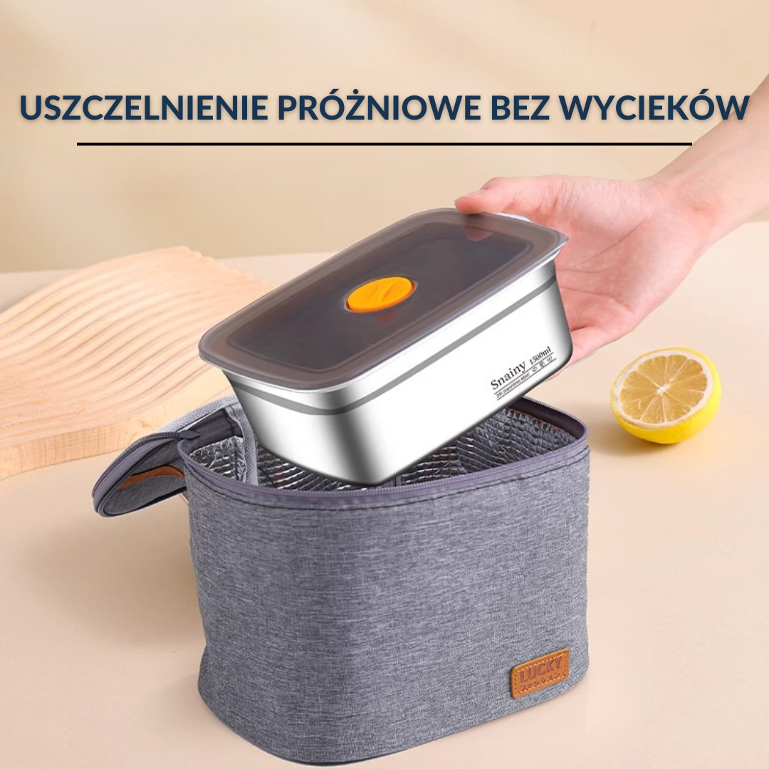 Hermetyczny pojemnik z wysokiej jakości stali nierdzewnej 316 – próżniowy, antybakteryjny i bezpieczny
