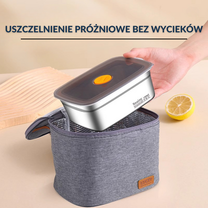 Hermetyczny pojemnik z wysokiej jakości stali nierdzewnej 316 – próżniowy, antybakteryjny i bezpieczny