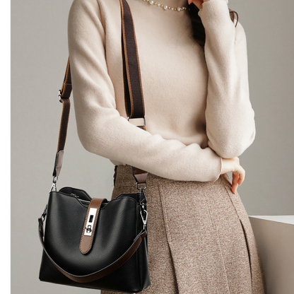 Miękka torba ze skóry PU dla kobiet, Modna torba na ramię do pracy, na podróże na świeżym powietrzu