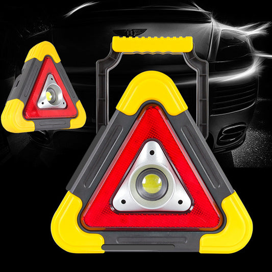 (SUPER OFERTA) Trójkątny Trójwymiarowy Znak Ostrzegawczy 3 W 1 Z Oświetleniem LED