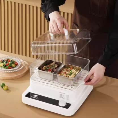 Mini Taca Ze Stali Nierdzewnej W Stylu Japońskim (13x10x5cm)