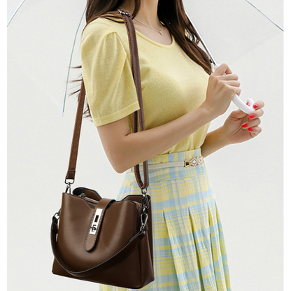 Miękka torba ze skóry PU dla kobiet, Modna torba na ramię do pracy, na podróże na świeżym powietrzu