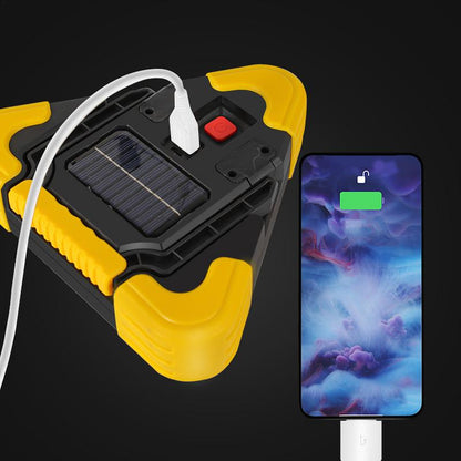 (SUPER OFERTA) Trójkątny Trójwymiarowy Znak Ostrzegawczy 3 W 1 Z Oświetleniem LED