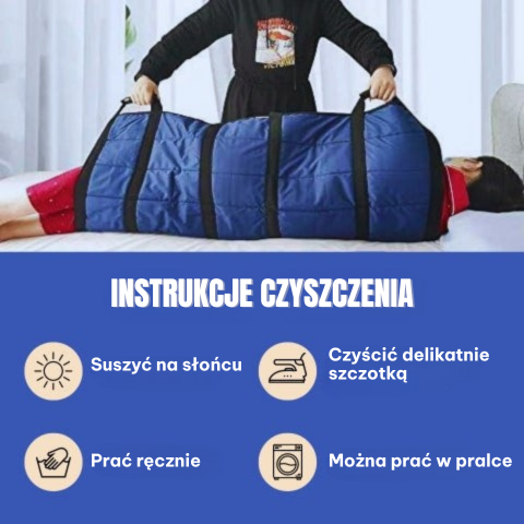 Mata Transferowa Dla Pacjentów Z 6 Wzmocnionymi Uchwytami, Wielofunkcyjna Podkładka Medyczna Do Łóżek, Osób Starszych