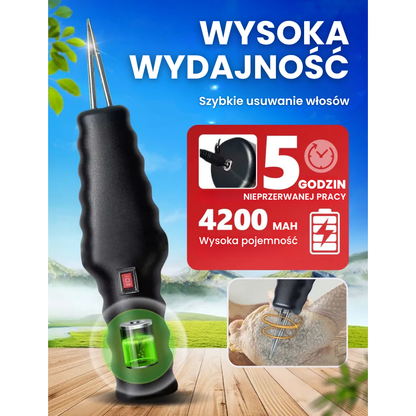 🇵🇱 Maszyna do usuwania piór drobiu – mocna, przenośna, szybkie ładowanie
