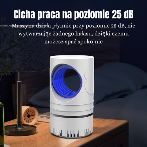 Cylindryczna lampa przeciw komarom, inteligentny port USB nowej generacji