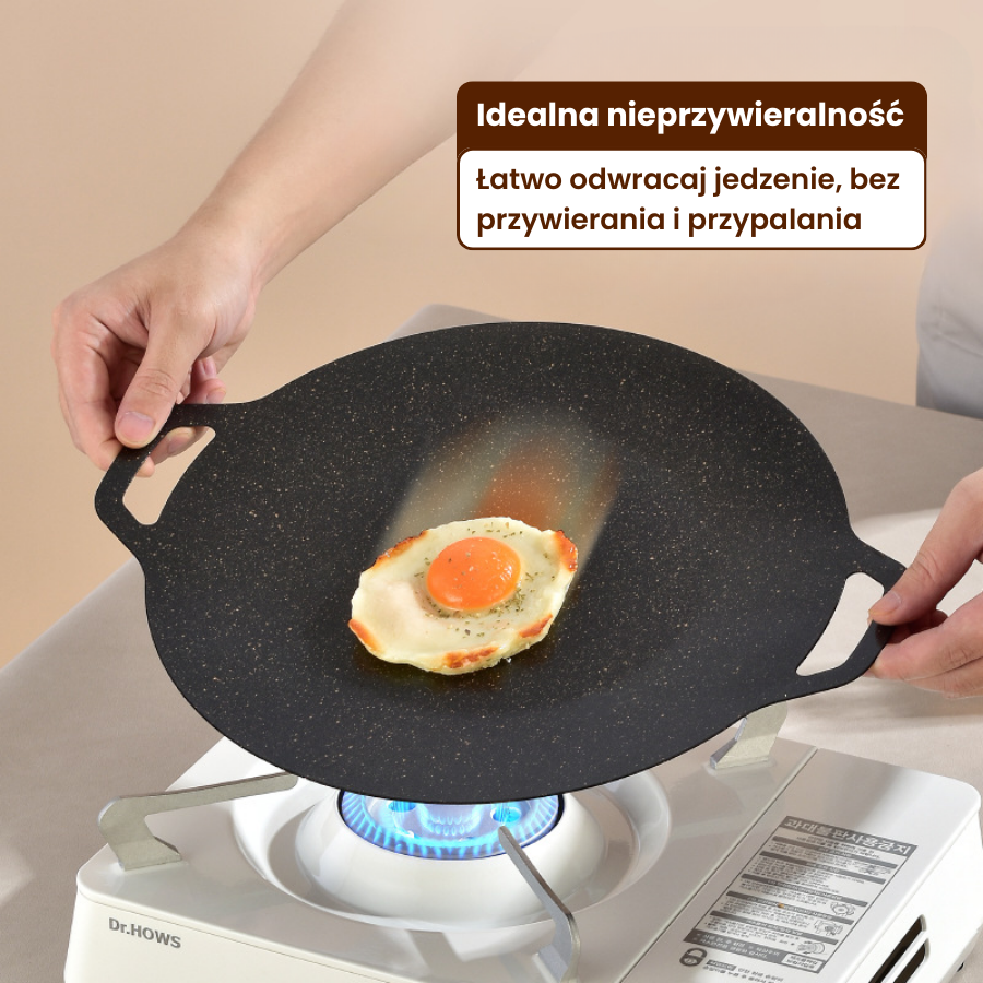 🔥Patelnia wielofunkcyjna z 6-warstwową powłoką nieprzywierającą, nadaje się do płyt indukcyjnych (IH)