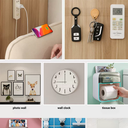 Przezroczysta dwustronna taśma samoprzylepna Nano jest wodoodporna, odporna na zarysowania, elastyczna, trwała i ma dobrą nośność.