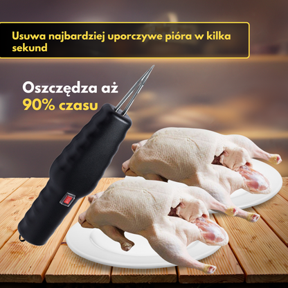 Przenośna skubarka do drobiu – usuwa wszystkie pióra w kilka minut