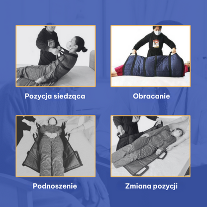 Mata Transferowa Dla Pacjentów Z 6 Wzmocnionymi Uchwytami, Wielofunkcyjna Podkładka Medyczna Do Łóżek, Osób Starszych