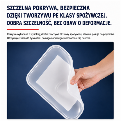 🎁 Weź 12, zapłać za 6 | Zestaw pojemników ze stali nierdzewnej 316 – duża pojemność