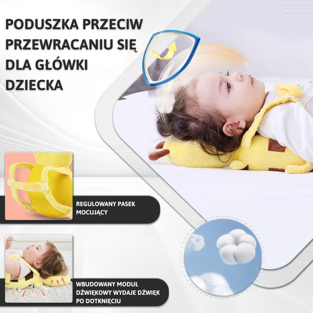 Ochraniacz głowy dla niemowląt uczących się chodzić – superlekka, bezpieczna i urocza poduszka chroniąca przed upadkiem