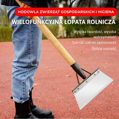 Głowica łopaty rolniczej wielofunkcyjnej, trwały materiał ze stali manganowej, dobra nośność, odporność na zużycie (brak uchwytu)