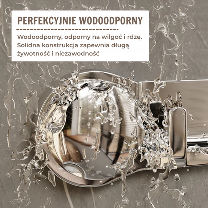 Wieszaki ze stali nierdzewnej z 5 haczykami, wygodne i zdolne wytrzymać do 20 kg