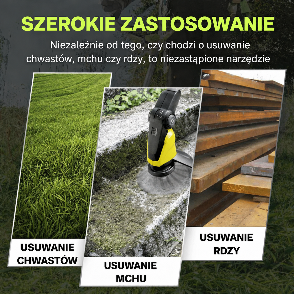 Głowica Do Koszenia Trawy Posiada 6 Splecionych, Mocnych Ramion Ze Stalowego Drutu