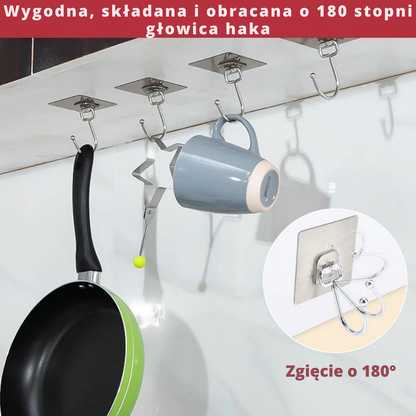 Super mocny hak ze stali nierdzewnej 304 – wieszak wielofunkcyjny