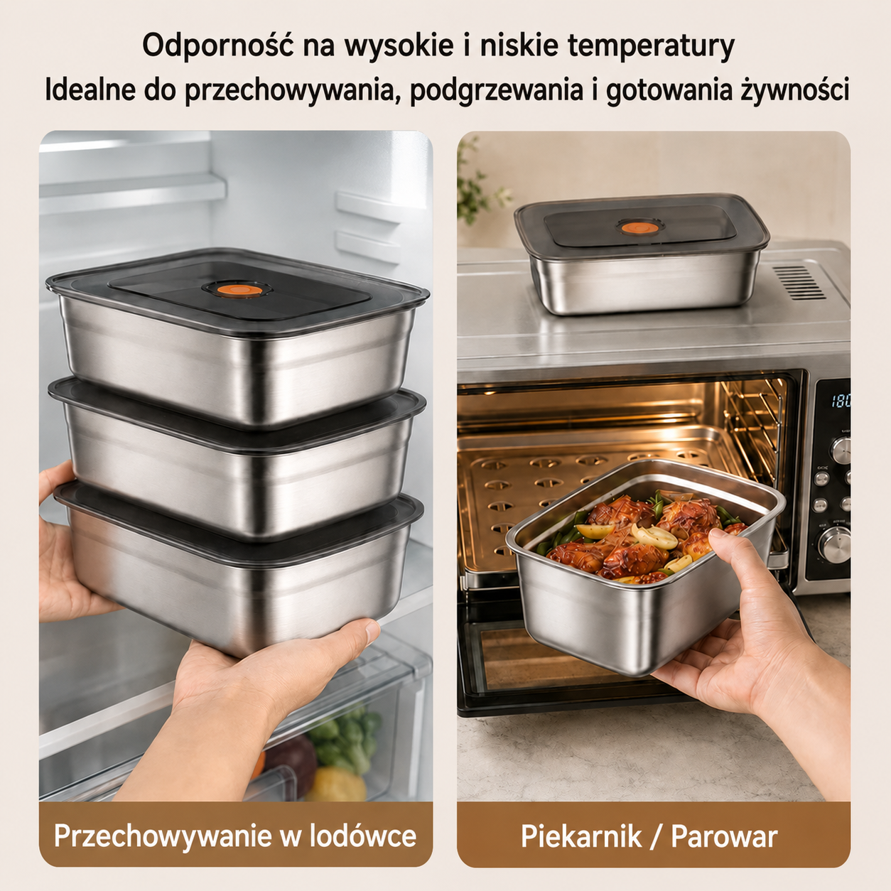Próżniowy pojemnik ze stali nierdzewnej 316 – dłuższa świeżość, ochrona antybakteryjna i bezpieczne przechowywanie