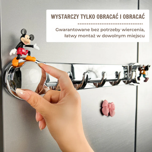 Wieszaki ze stali nierdzewnej z 5 haczykami, wygodne i zdolne wytrzymać do 20 kg