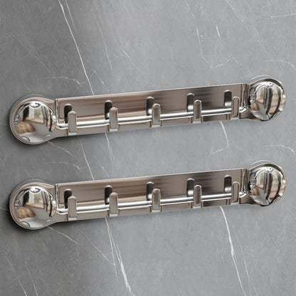 Wieszaki ze stali nierdzewnej z 5 haczykami, wygodne i zdolne wytrzymać do 20 kg