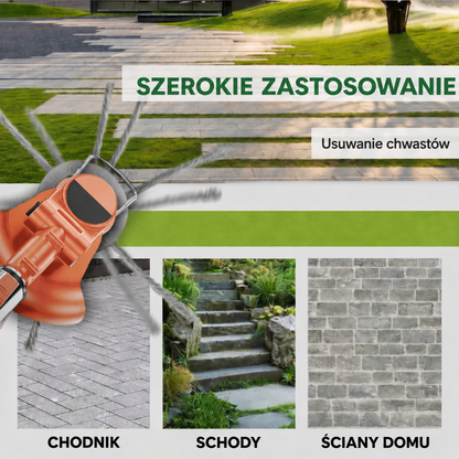 Głowica Do Koszenia Trawy Posiada 6 Splecionych, Mocnych Ramion Ze Stalowego Drutu