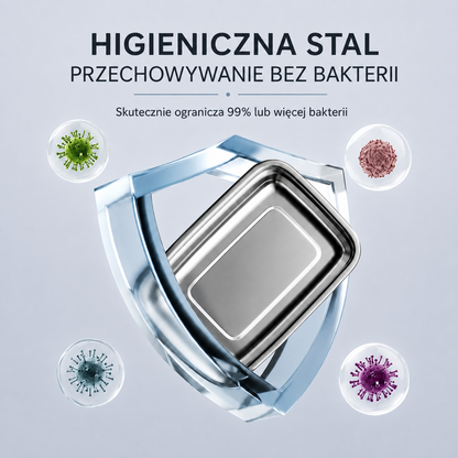 Próżniowy pojemnik ze stali nierdzewnej 316 – dłuższa świeżość, ochrona antybakteryjna i bezpieczne przechowywanie