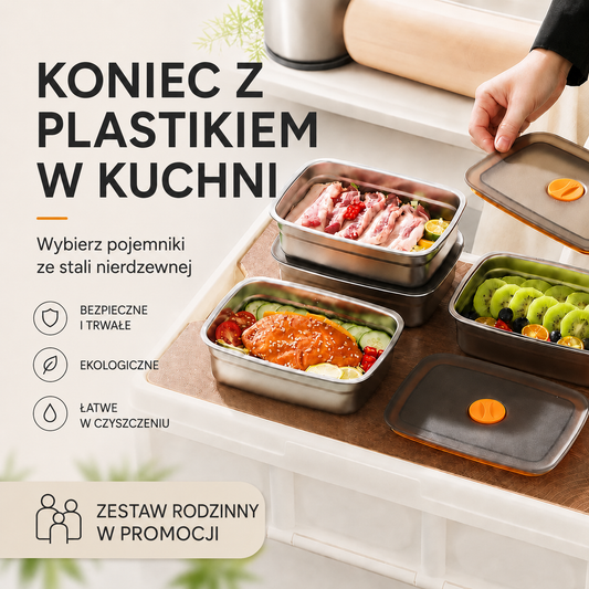 Próżniowy pojemnik ze stali nierdzewnej 316 – dłuższa świeżość, ochrona antybakteryjna i bezpieczne przechowywanie