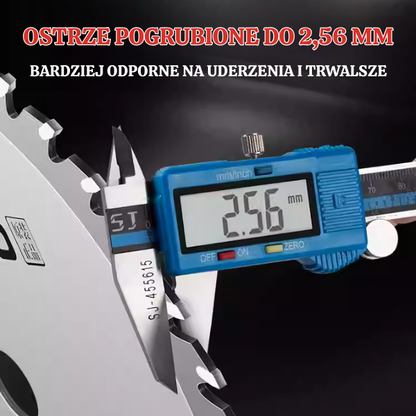 Ostrze do cięcia trawy ze zębami ze stopu, o średnicy wału 25,4 mm, typ 40-zębowy (zawiera akcesoria)