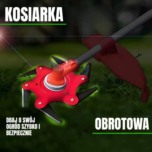 6-Zębowe Stalowe Ostrze Do Koszenia Trawy (Wraz Z Akcesoriami)