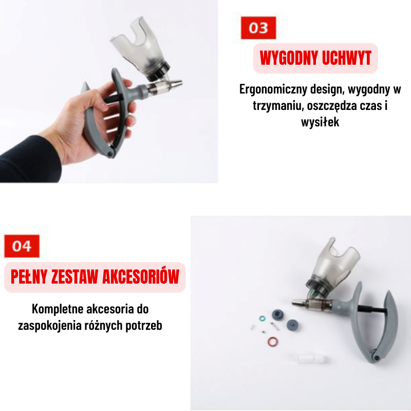 Strzykawka automatyczna 5 ml – Łatwa regulacja objętości, precyzyjne podawanie, oszczędność czasu i większa wydajność w hodowli zwierząt