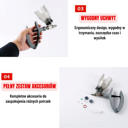 Strzykawka automatyczna 5 ml – Łatwa regulacja objętości, precyzyjne podawanie, oszczędność czasu i większa wydajność w hodowli zwierząt