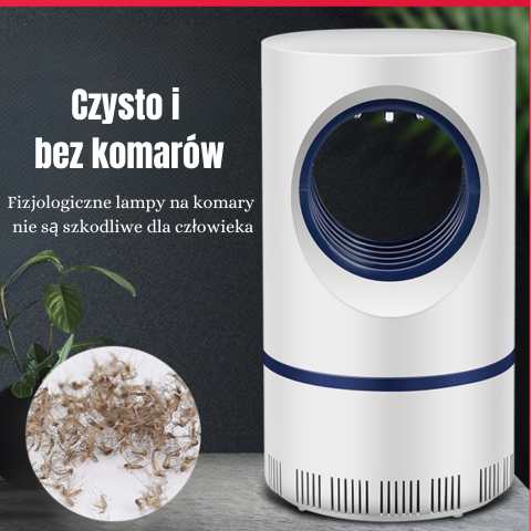 Cylindryczna lampa przeciw komarom, inteligentny port USB nowej generacji