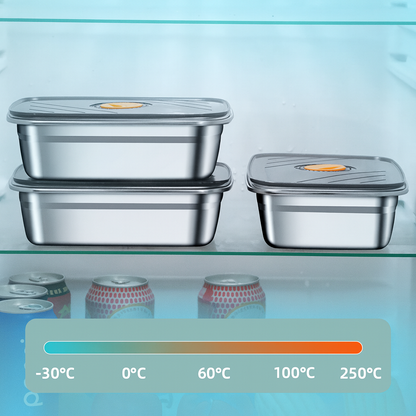 Antybakteryjny Pojemnik Na Żywność Ze Stali Nierdzewnej Inox 316 – 1500 Ml | Rabat 70%