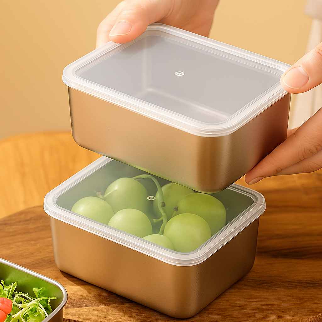 Mini Taca Ze Stali Nierdzewnej W Stylu Japońskim (13x10x5cm)