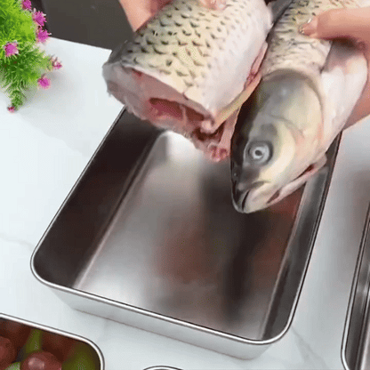 Pojemnik na żywność ze stali nierdzewnej SUS304 2400 ml – do większych porcji i lepszej organizacji przechowywania