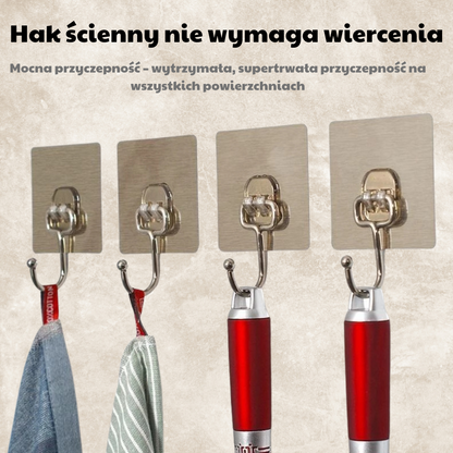Super mocny hak ze stali nierdzewnej 304 – wieszak wielofunkcyjny
