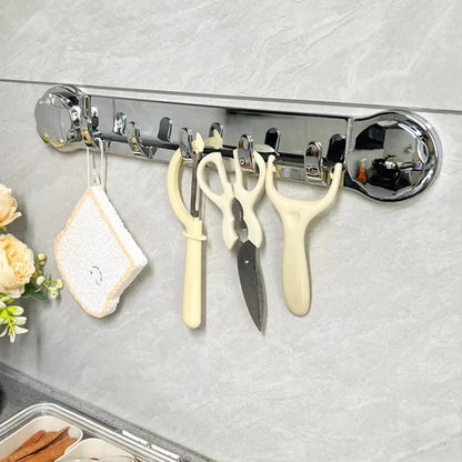 Wieszaki ze stali nierdzewnej z 5 haczykami, wygodne i zdolne wytrzymać do 20 kg