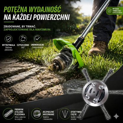 🇵🇱 Głowica Kosiarki Ze Stali Nierdzewnej Z 6 Krawędziami