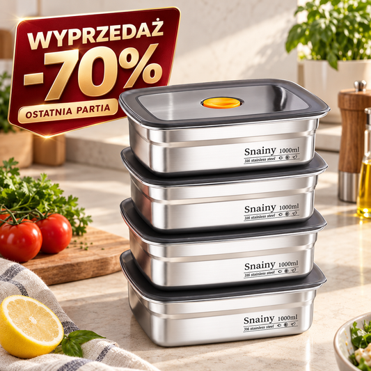 Pojemnik do przechowywania próżniowego ze stali nierdzewnej 316 o właściwościach antybakteryjnych
