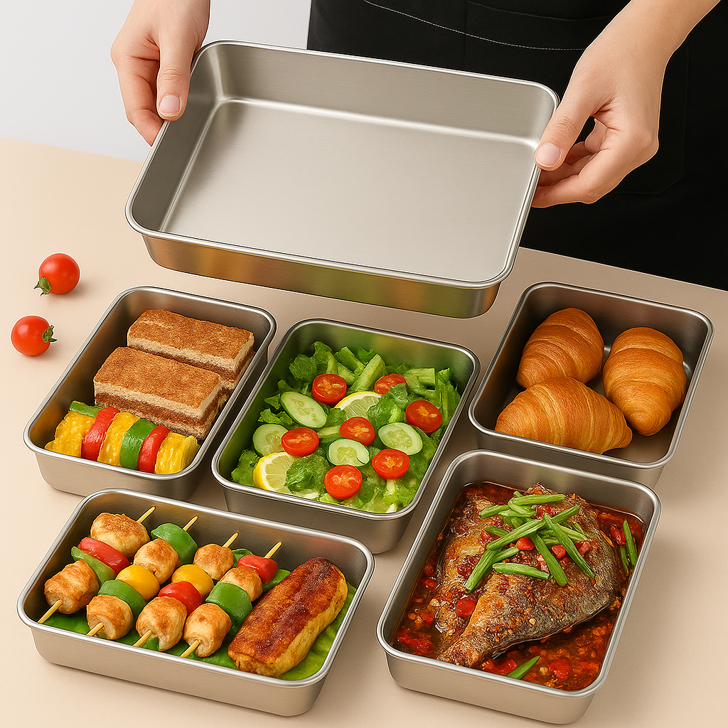 Pojemnik ze stali nierdzewnej 304 – Świeżość nawet przez 1 miesiąc | 60% ZNIŻKI!