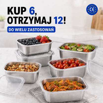 ANTYBAKTERYJNY POJEMNIK DO PRZECHOWYWANIA ŻYWNOŚCI ZE STALI SUS316 – 500 ML
