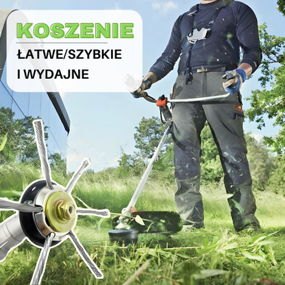 Głowica kosiarki ze stali nierdzewnej z 6 krawędziami