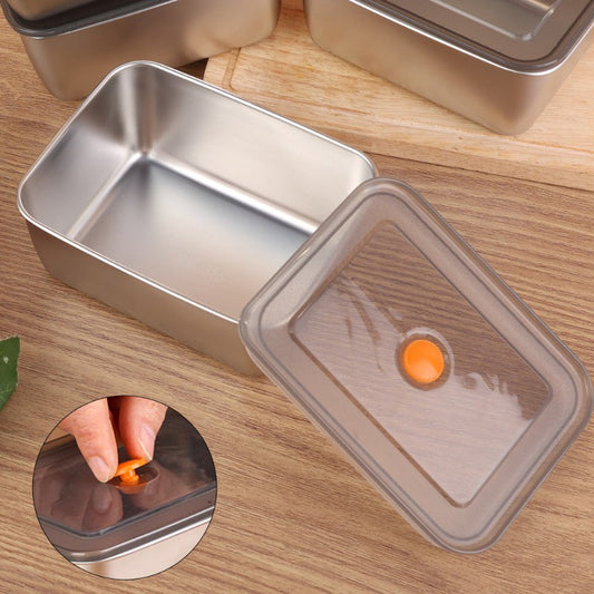 🥗 Mini Taca Premium Ze Stali Nierdzewnej W Stylu Japońskim (13x10x5 cm)