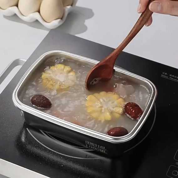 [🎁 Zestaw 6+3 Gratis] Pojemnik do przechowywania próżniowego ze stali nierdzewnej 316 o właściwościach antybakteryjnych