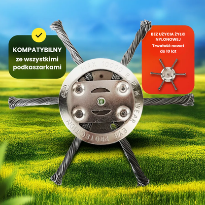🇵🇱 Głowica Kosiarki Ze Stali Nierdzewnej Z 6 Krawędziami